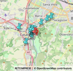 Mappa Via dei Bregoli, 40033 Casalecchio di Reno BO, Italia (1.06462)