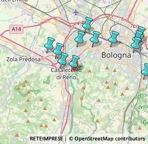 Mappa Via dei Bregoli, 40033 Casalecchio di Reno BO, Italia (4.54923)