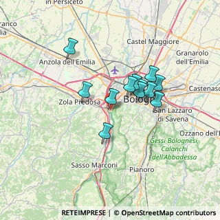 Mappa Via del Reno, 40033 Casalecchio di Reno BO, Italia (5.33833)