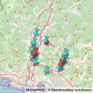 Mappa Via Arvigo, 16010 Manesseno GE, Italia (3.8525)