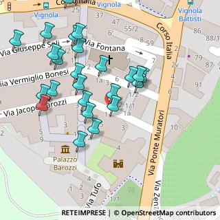 Mappa Piazza dei Contrari, 41058 Vignola MO, Italia (0.056)