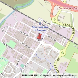Mappa Via Luigi Bertelli, 4, 40068 San Lazzaro di Savena, Bologna (Emilia Romagna)