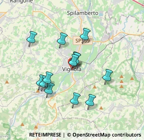 Mappa Via Vermiglio Bonesi, 41058 Vignola MO, Italia (3.12538)