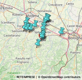 Mappa Via V. Bonesi, 41058 Vignola MO, Italia (10.0365)