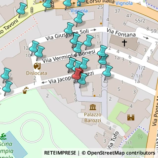 Mappa Via D. Belloi, 41058 Vignola MO, Italia (0.05769)
