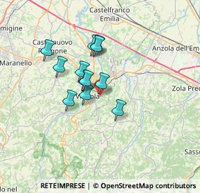 Mappa Viale Lombardia, 41056 Savignano Sul Panaro MO, Italia (5.07)