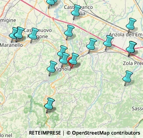 Mappa Viale Lombardia, 41056 Savignano Sul Panaro MO, Italia (9.8595)
