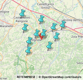 Mappa Viale Lombardia, 41056 Savignano Sul Panaro MO, Italia (5.90818)