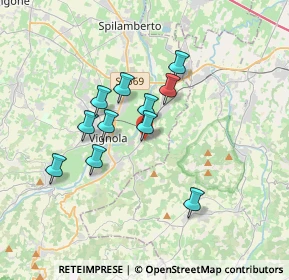 Mappa Viale Lombardia, 41056 Savignano Sul Panaro MO, Italia (2.89909)