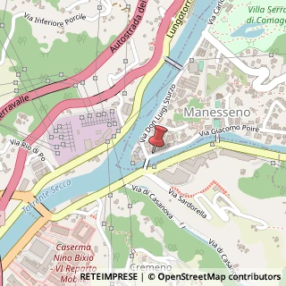 Mappa Via Giacomo Poir?, 13, 16010 Manesseno GE, Italia, 16010 Sant'Olcese, Genova (Liguria)