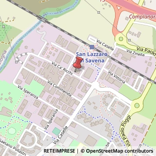 Mappa Via Cà Ricchi, 9, 40068 San Lazzaro di Savena, Bologna (Emilia Romagna)