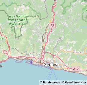 Mappa 16163 Genova GE, Italia (5.7445)