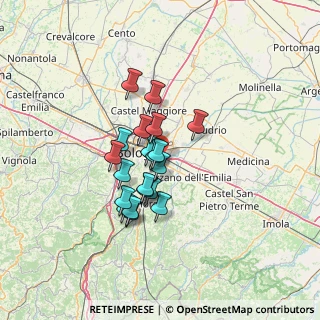 Mappa Piazza Grigoris Lambrakis, 40139 Bologna BO, Italia (10.0515)
