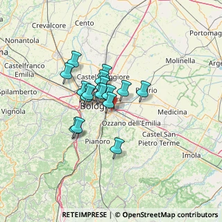 Mappa Piazza Grigoris Lambrakis, 40139 Bologna BO, Italia (9.08)