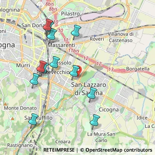 Mappa Piazza Grigoris Lambrakis, 40139 Bologna BO, Italia (2.30917)