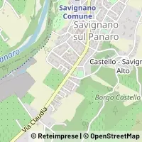 Kaart Savignano sul Panaro