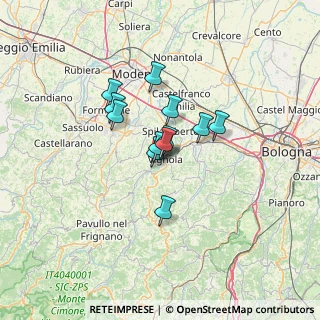Mappa Via Arrigo Boito, 41058 Vignola MO, Italia (8.7175)