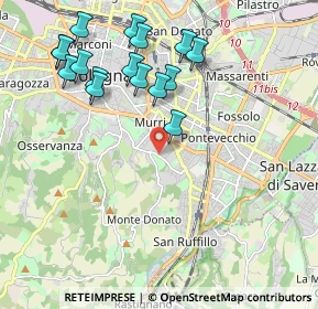 Mappa Via Pier Paolo Molinelli, 40141 Bologna BO, Italia (2.22063)