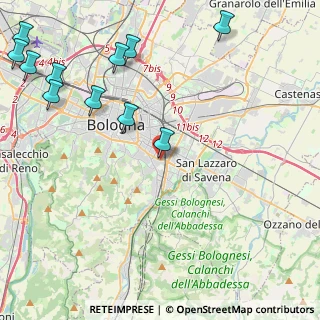 Mappa Via Forni Gherardo, 40137 Bologna BO, Italia (6.01)