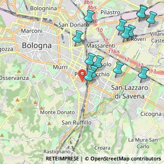 Mappa Via Forni Gherardo, 40137 Bologna BO, Italia (2.495)