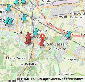 Mappa Via Brenta, 40139 Bologna BO, Italia (2.485)