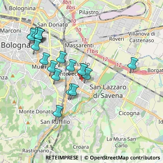 Mappa Via Brenta, 40139 Bologna BO, Italia (2.11)