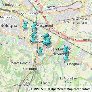 Mappa Via Brenta, 40139 Bologna BO, Italia (1.20462)
