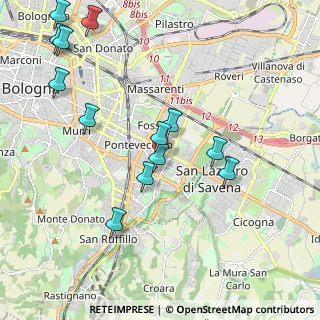 Mappa Via Brenta, 40139 Bologna BO, Italia (2.31385)