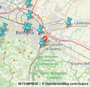 Mappa Via Brenta, 40139 Bologna BO, Italia (5.49455)
