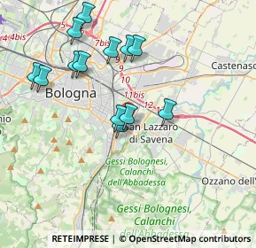 Mappa Via Brenta, 40139 Bologna BO, Italia (3.79308)