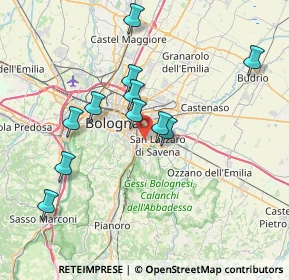 Mappa Via Brenta, 40139 Bologna BO, Italia (7.06545)