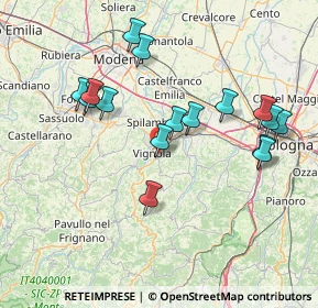 Mappa 41056 Savignano sul Panaro MO, Italia (15.28813)