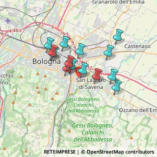Mappa STUDIO MEDICO SPECIALISTICO, 40139 Bologna BO, Italia (2.91857)
