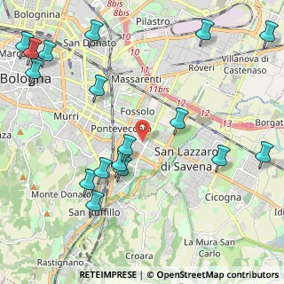 Mappa STUDIO MEDICO SPECIALISTICO, 40139 Bologna BO, Italia (2.81647)