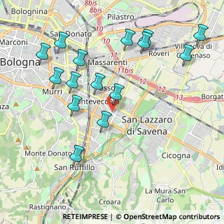 Mappa STUDIO MEDICO SPECIALISTICO, 40139 Bologna BO, Italia (2.27667)