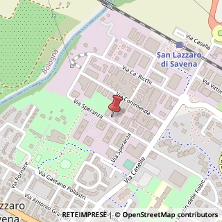 Mappa Via Speranza, 35, 40068 San Lazzaro di Savena, Bologna (Emilia Romagna)