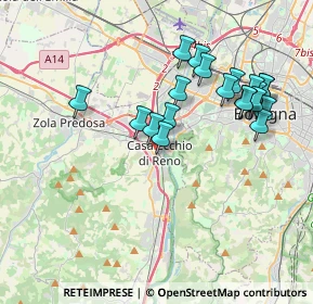 Mappa Piazzale Rita Levi Montalcini, 40033 Casalecchio di Reno BO, Italia (3.7675)