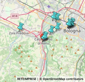 Mappa Piazzale Rita Levi Montalcini, 40033 Casalecchio di Reno BO, Italia (3.64357)