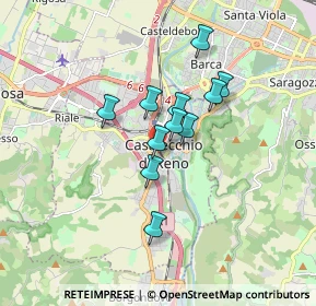 Mappa Piazzale Rita Levi Montalcini, 40033 Casalecchio di Reno BO, Italia (1.23818)
