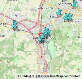 Mappa Piazzale Rita Levi Montalcini, 40033 Casalecchio di Reno BO, Italia (2.045)