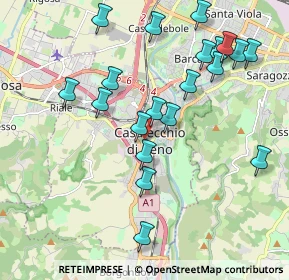 Mappa Piazzale Rita Levi Montalcini, 40033 Casalecchio di Reno BO, Italia (2.131)