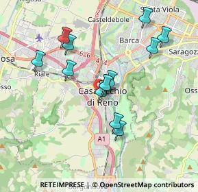 Mappa Piazzale Rita Levi Montalcini, 40033 Casalecchio di Reno BO, Italia (1.67692)