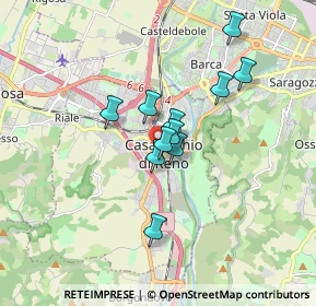 Mappa Piazzale Rita Levi Montalcini, 40033 Casalecchio di Reno BO, Italia (1.26455)