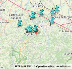 Mappa Via Puglie, 41056 Savignano Sul Panaro MO, Italia (6.63182)