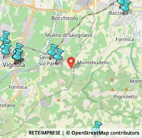 Mappa Via Puglie, 41056 Savignano Sul Panaro MO, Italia (3.22667)