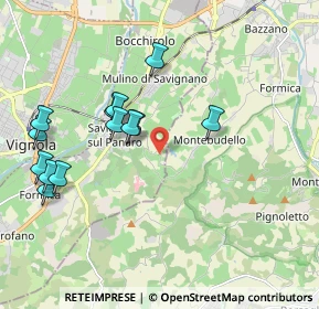 Mappa Via Puglie, 41056 Savignano Sul Panaro MO, Italia (2.08308)