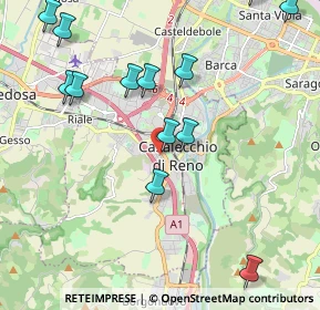 Mappa Via Calzavecchio, 40033 Bologna BO, Italia (2.47077)
