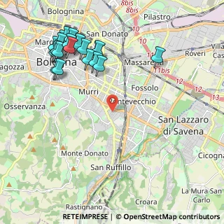 Mappa Via Stefano Gobatti, 40137 Bologna BO, Italia (2.573)