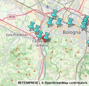 Mappa Piazza John Fitzgerald Kennedy, 40033 Casalecchio di Reno BO, Italia (4.69154)