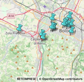 Mappa Piazza John Fitzgerald Kennedy, 40033 Casalecchio di Reno BO, Italia (3.73846)